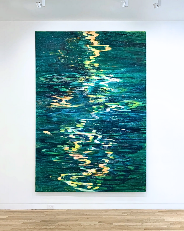 Bernd Zimmer: Schwimmendes Licht I, 2015