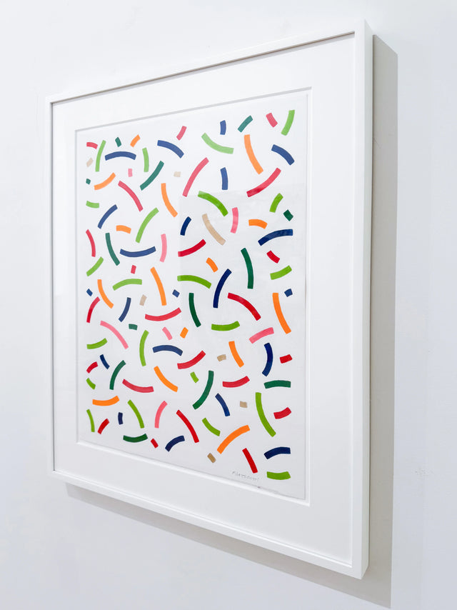 Osvaldo Mariscotti: Colored Curves VII