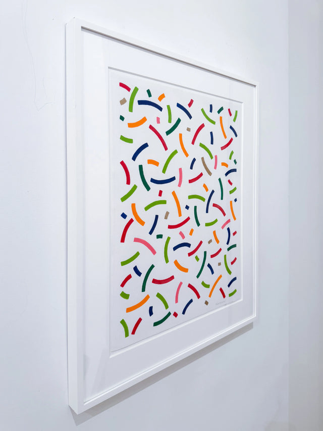 Osvaldo Mariscotti: Colored Curves VII