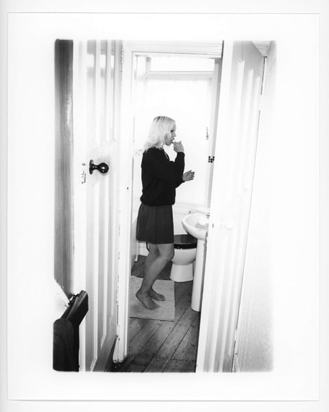 Broth Tarn (Sean O’Connell): Emilie brushing her teeth, Barnsley, 2023