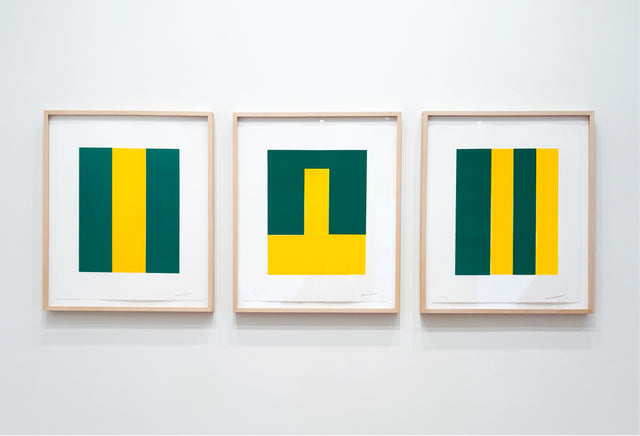 Carmen Herrera: Verde y Amarillo, 2017