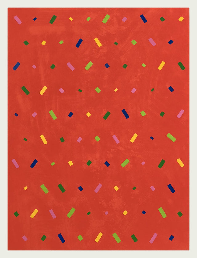 Osvaldo Mariscotti: Untitled (Red OM18-0302), 2018