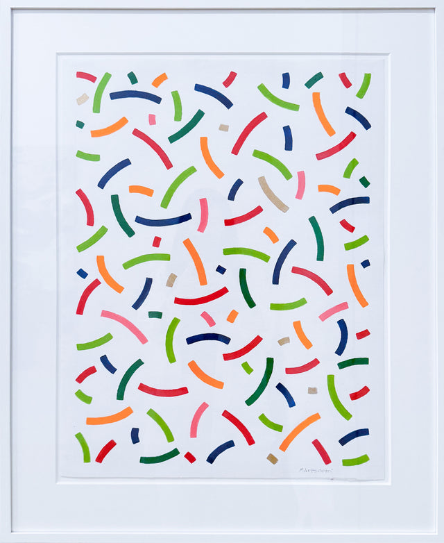 Osvaldo Mariscotti: Colored Curves VII