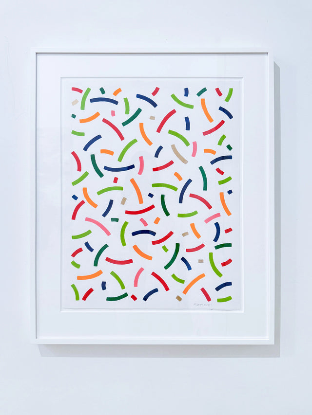 Osvaldo Mariscotti: Colored Curves VII