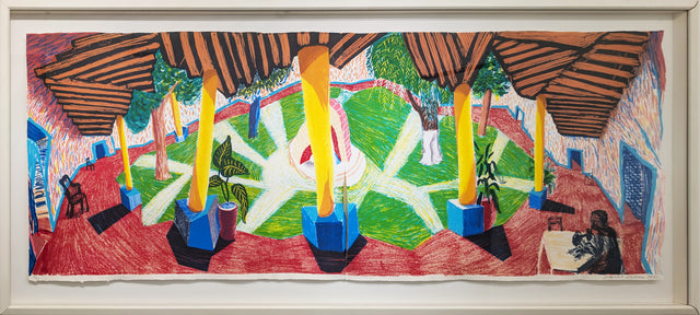 David Hockney: Hotel Acatlan: Two Weeks Later, 1985