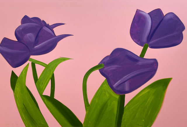 Alex Katz: Purple Tulips 1 from The Flowers Portfolio, 2021