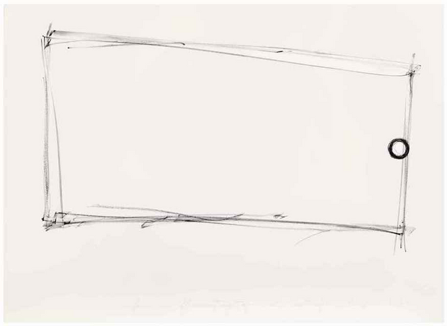 Dan Flavin: For one walled circular fluorescent light (to Heiner Friedrich): Plate I, 1974