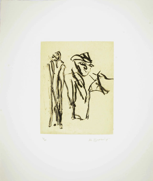 Willem de Kooning: Seventeen Lithographs for Frank O'Hara: Plate III, 1988