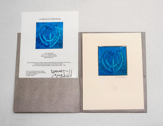 Duane Bousfield: Maquette (Trident Heart), 2022