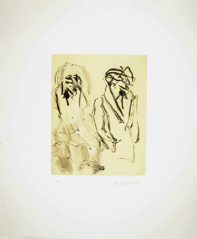 Willem de Kooning: Seventeen Lithographs for Frank O'Hara: Plate XVII, 1988