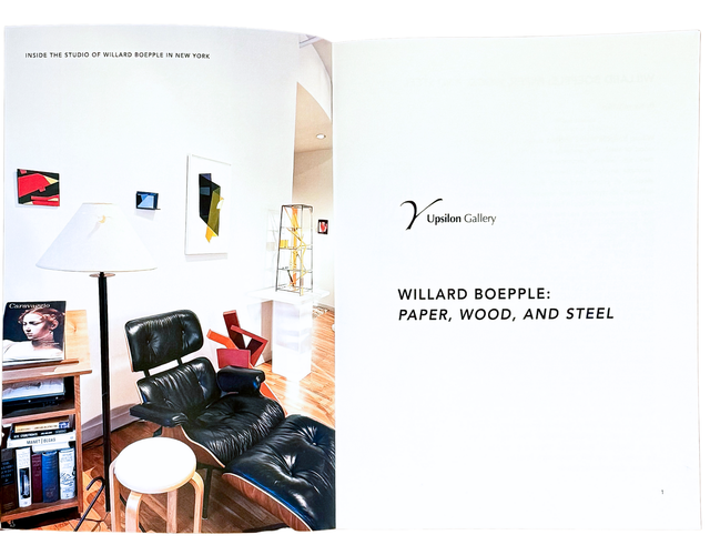 Willard Bopple: Paper, Wood, and Steel