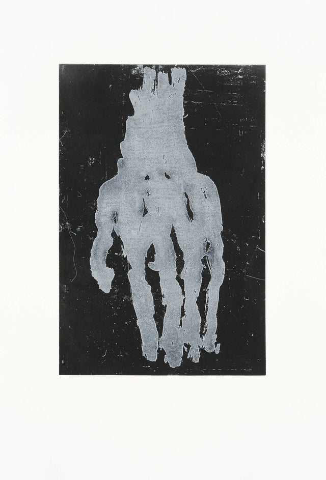 Georg Baselitz: Mano VII (white), 2019