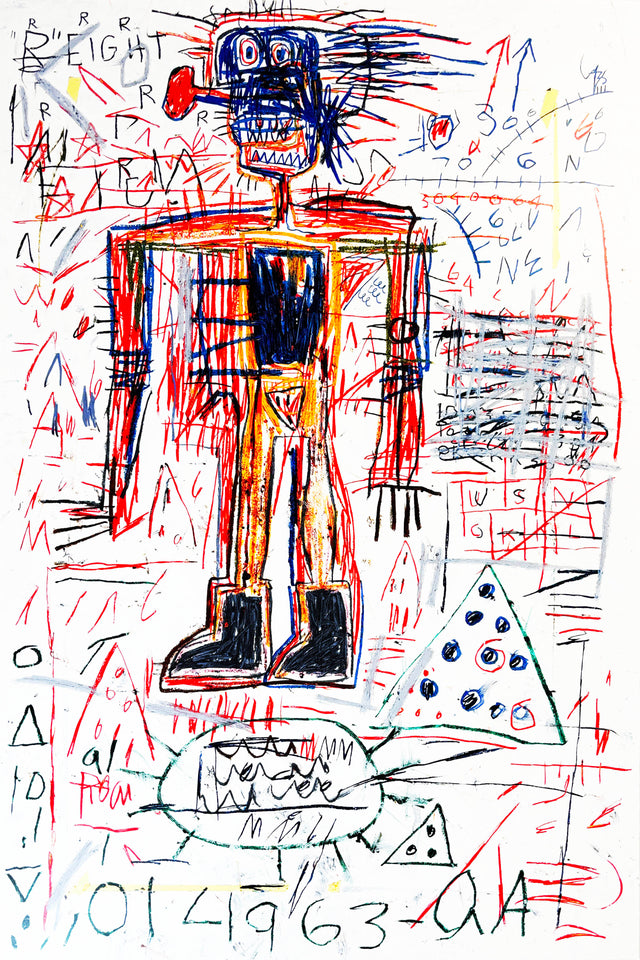 Jean-Michel Basquiat: Untitled II from The Figures Portfolio, 1982/2023