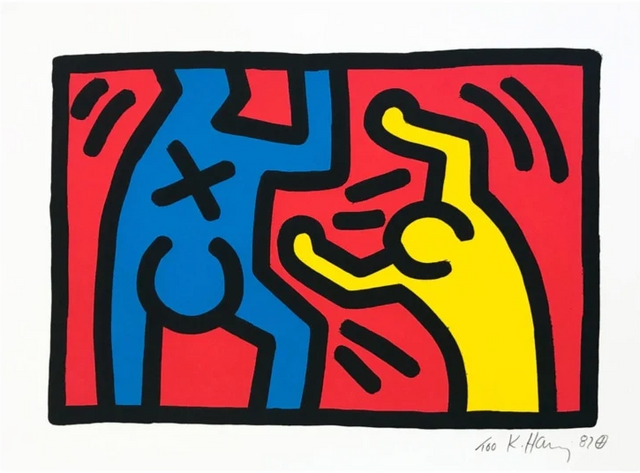 Keith Haring: Untitled (Plat 4) , 1987