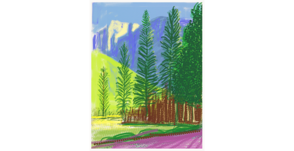 David Hockney: Yosemite No. 12, 2012