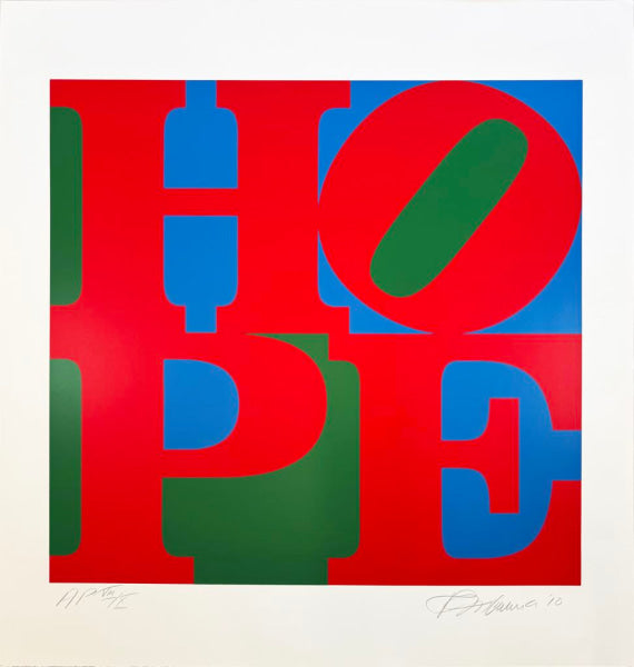 Robert Indiana: Hope, 2010