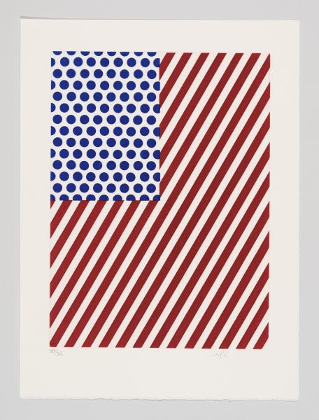 Roy Lichtenstein: Illustration for "Amérique", 1992