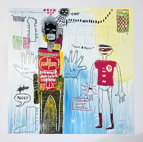 Jean-Michel Basquiat: Piano Lesson, from Superhero Portfolio, 1982/87 - 2022