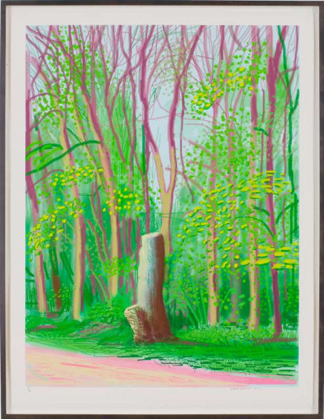 David Hockney: The Arrival of Spring in Woldgate, East Yorkshire in 2011 (twenty eleven) - 19 April, 2011, 2011