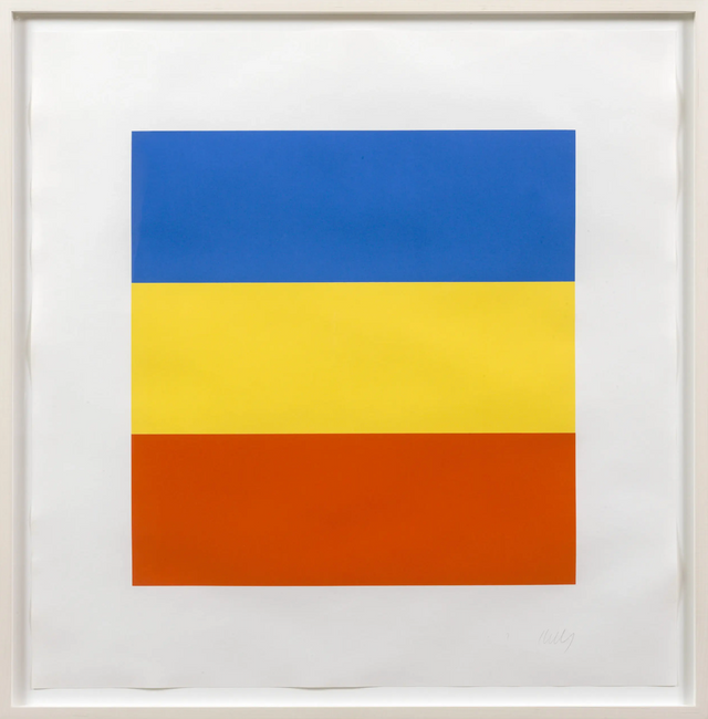 Ellsworth Kelly: Blue Yellow Red, 1970-73