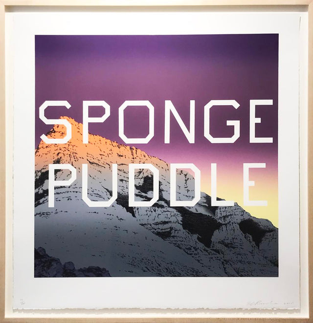 Ed Ruscha: Sponge Puddle, 2015