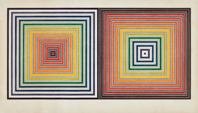 Frank Stella: Double Gray Scramble , 1973