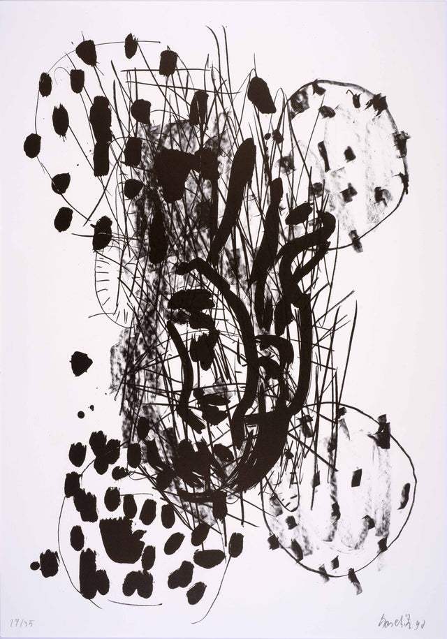 Georg Baselitz: Suite 45: Plate VI, 1990