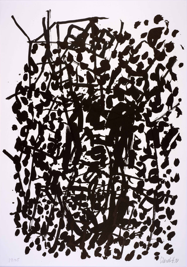 Georg Baselitz: Suite 45: Plate VIII, 1990