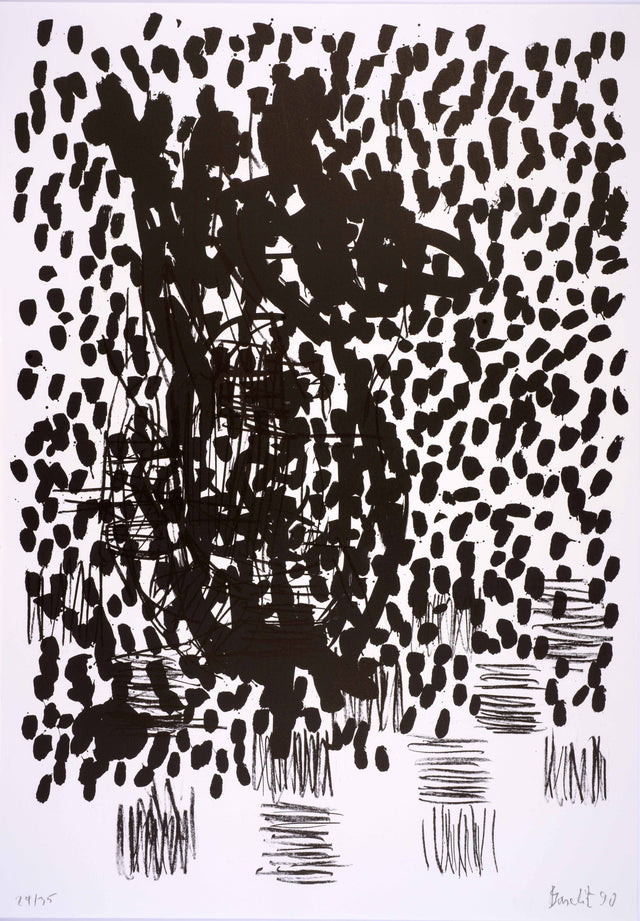Georg Baselitz: Suite 45: Plate XIV, 1990