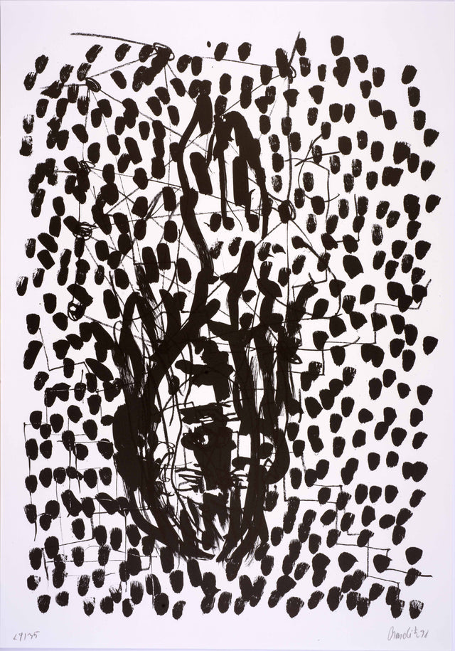 Georg Baselitz: Suite 45: Plate XVIII, 1990