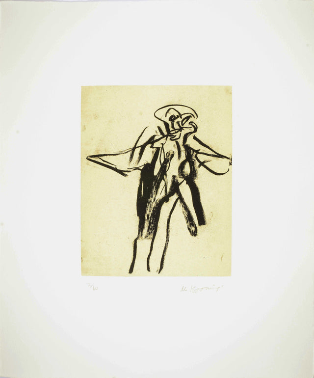 Willem de Kooning: Seventeen Lithographs for Frank O'Hara: Plate XIII, 1988